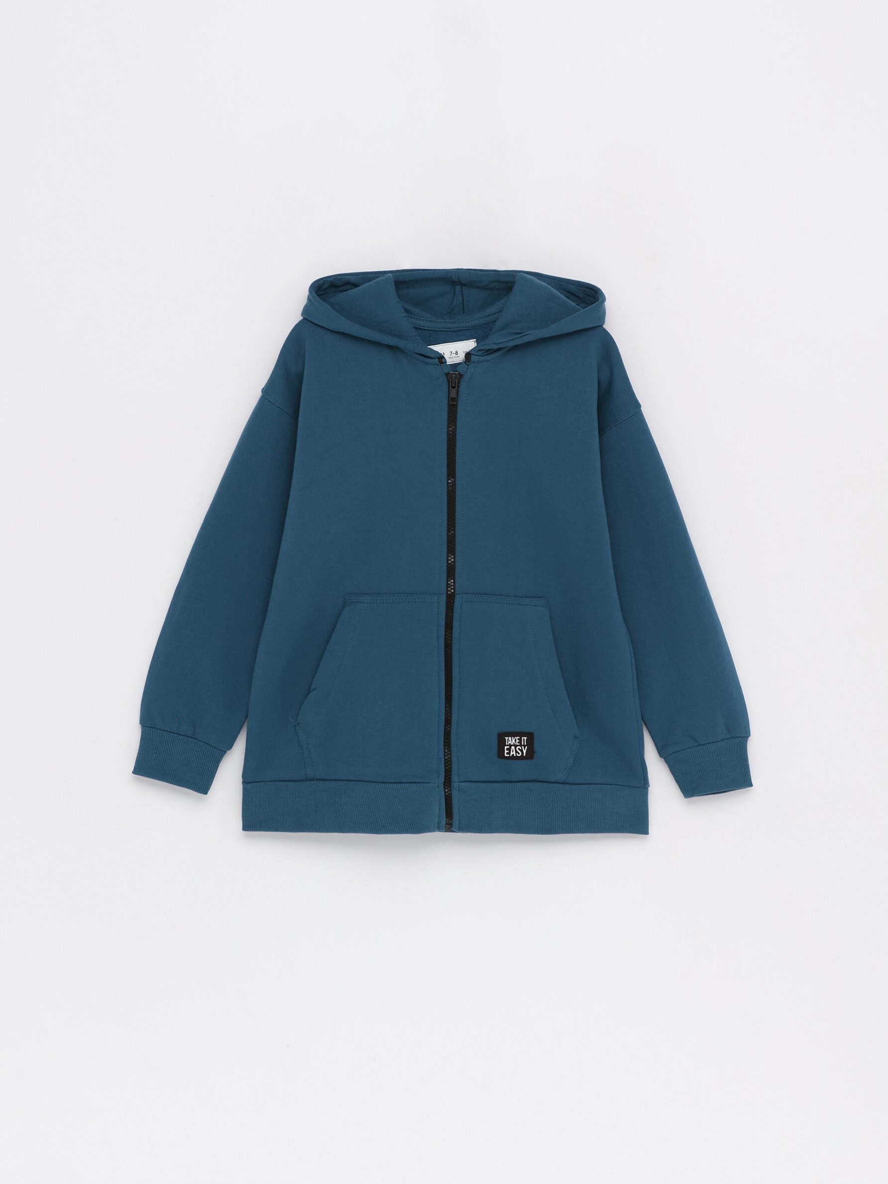 Plush hooded online jacket