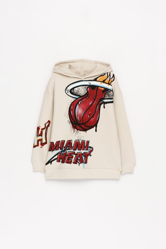 Plush Miami Heats NBA Bermuda sweatshirt