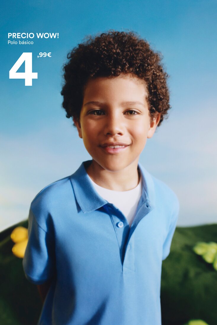 Polo azul claro niño store