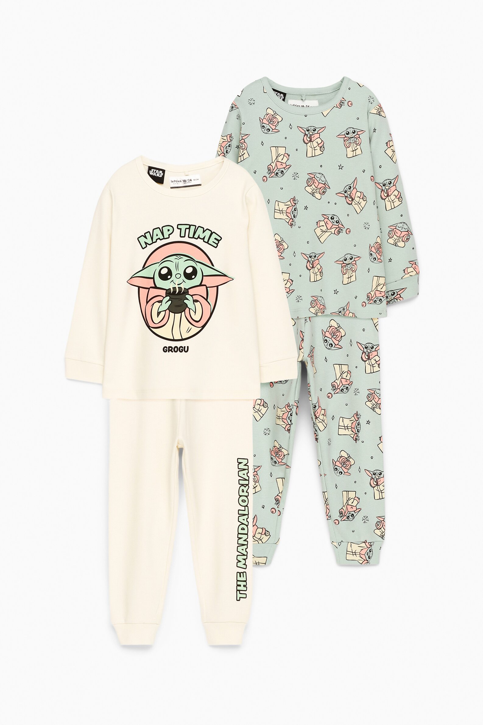 Pack of 2 Baby Yoda DISNEY pyjamas Collabs CLOTHING Baby