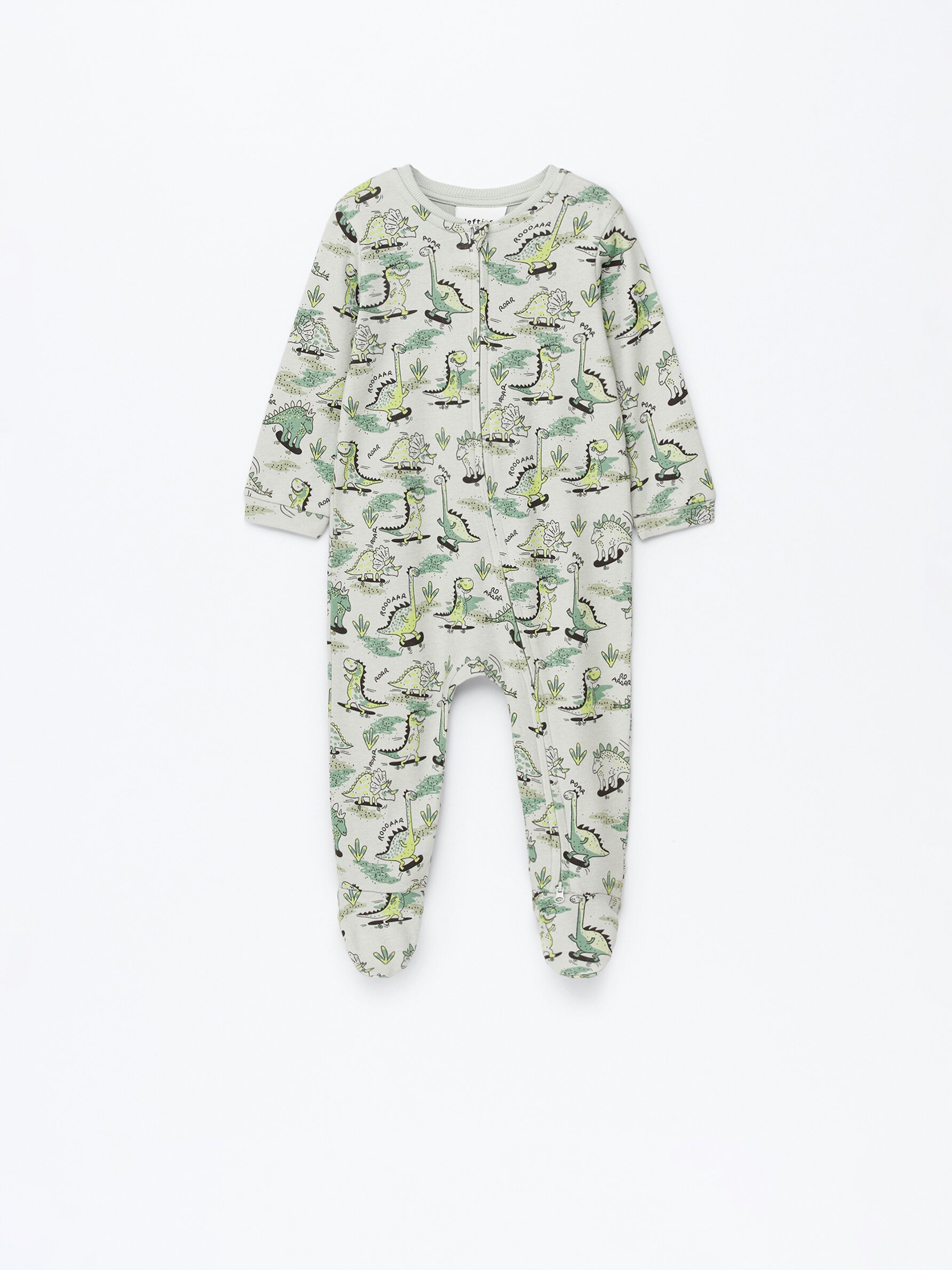 Baby best sale dinosaur sleepsuit