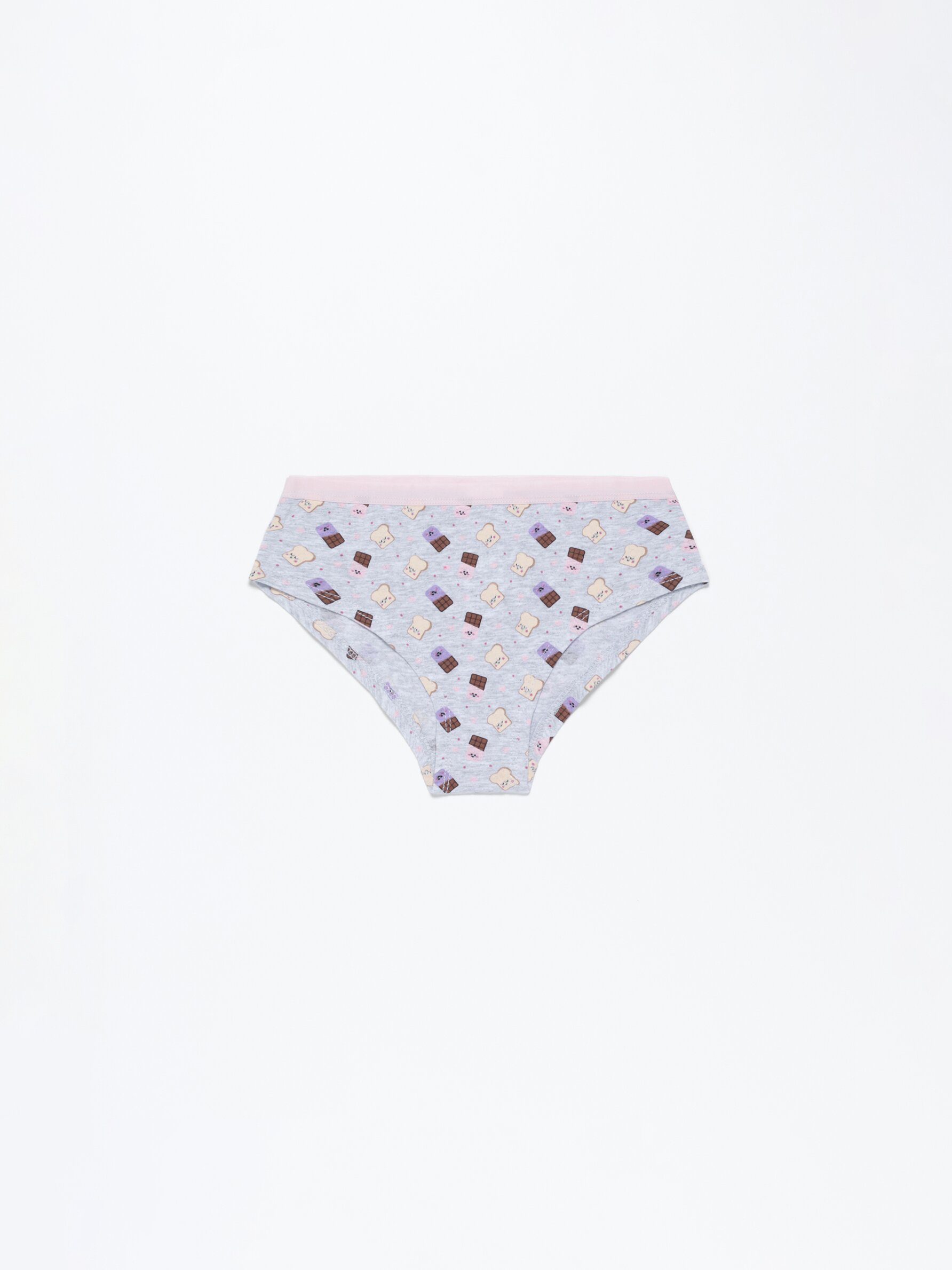 Pack of 7 food print hipster briefs - 