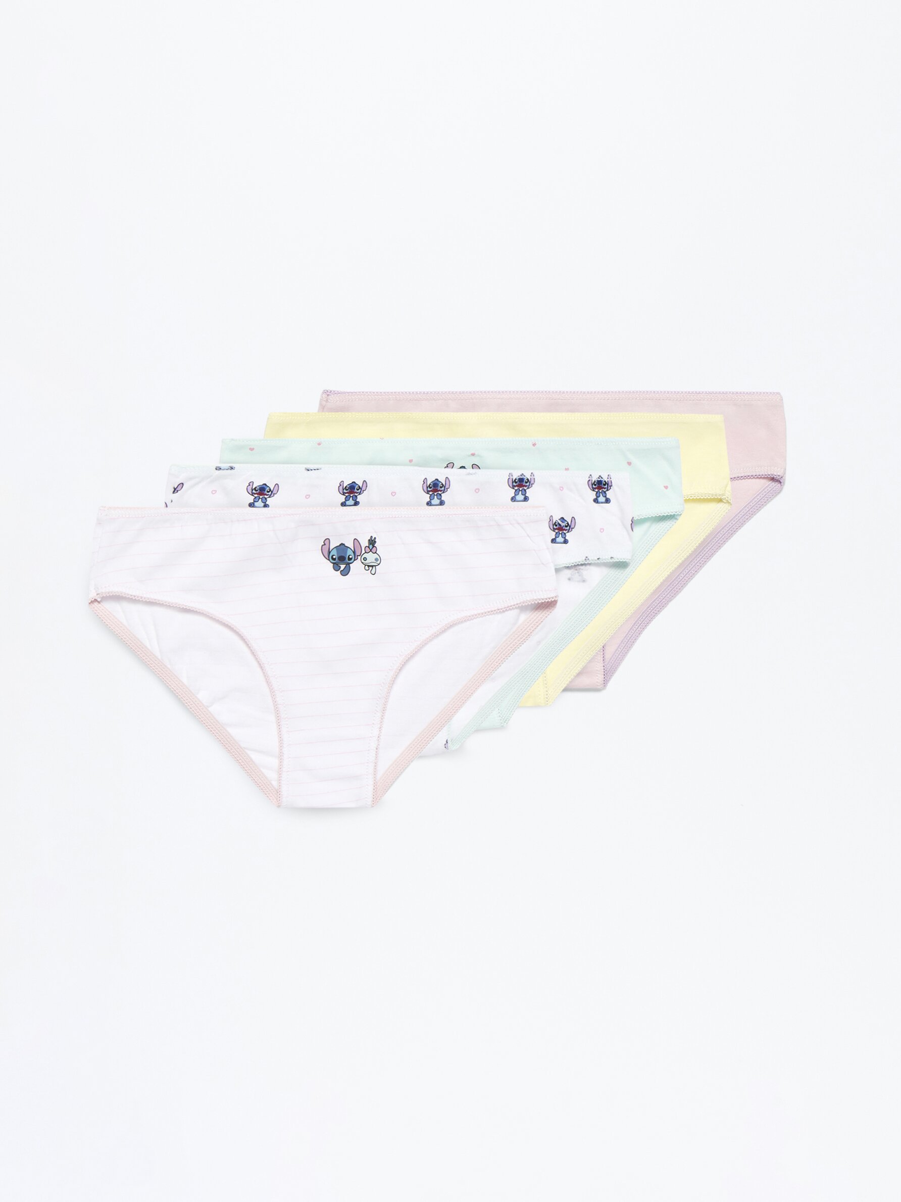 5-pack of Lilo & Stitch ©Disney classic briefs - Briefs - Underwear -  CLOTHING - Girl - Kids 