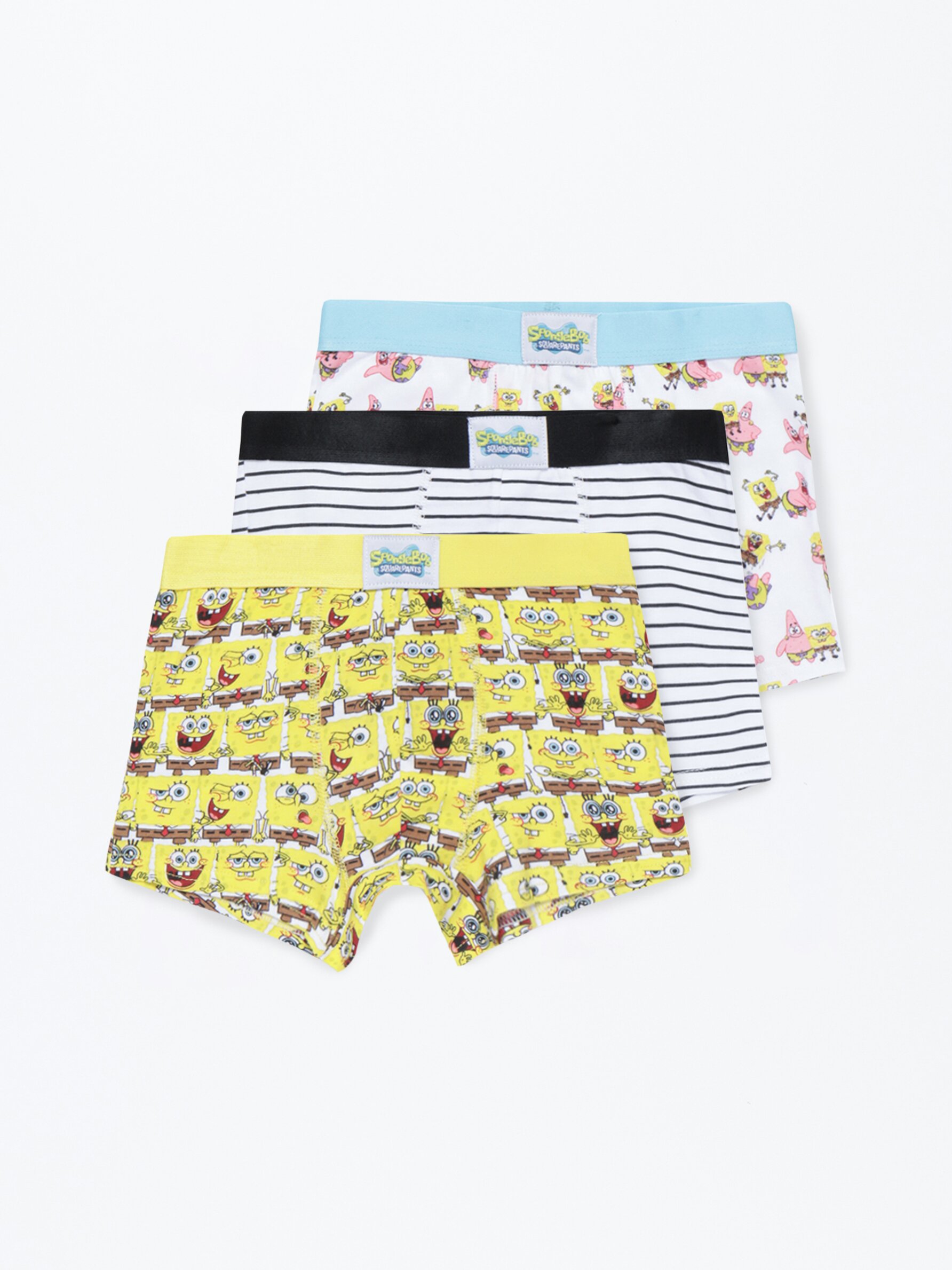 3 pack of SpongeBob SquarePants Nickelodeon boxers