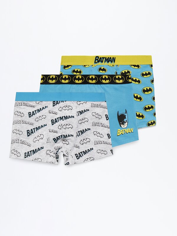 Pack de 3 calzóns boxer Batman ©DC