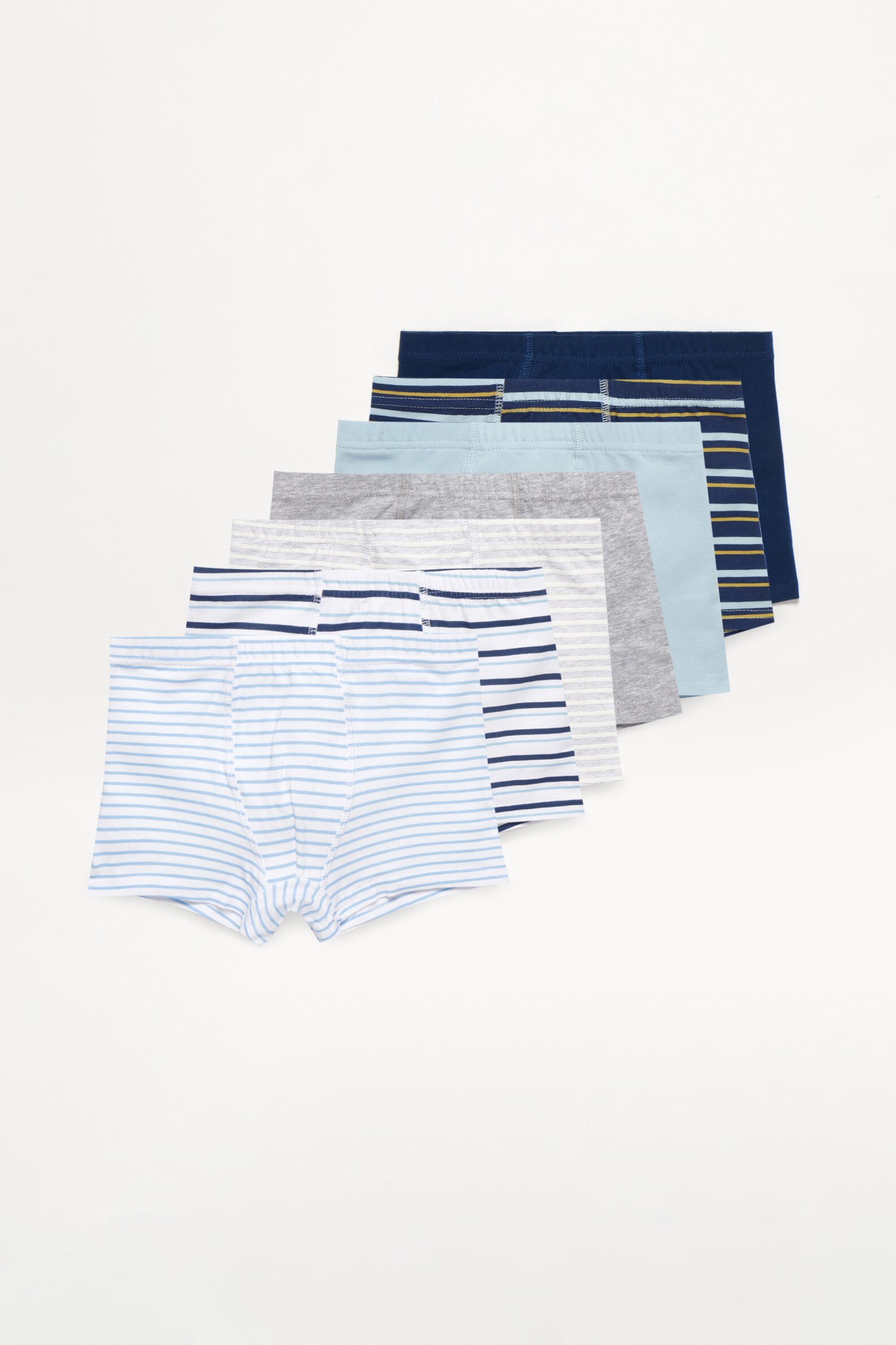 Pack of 7 contrast boxer briefs