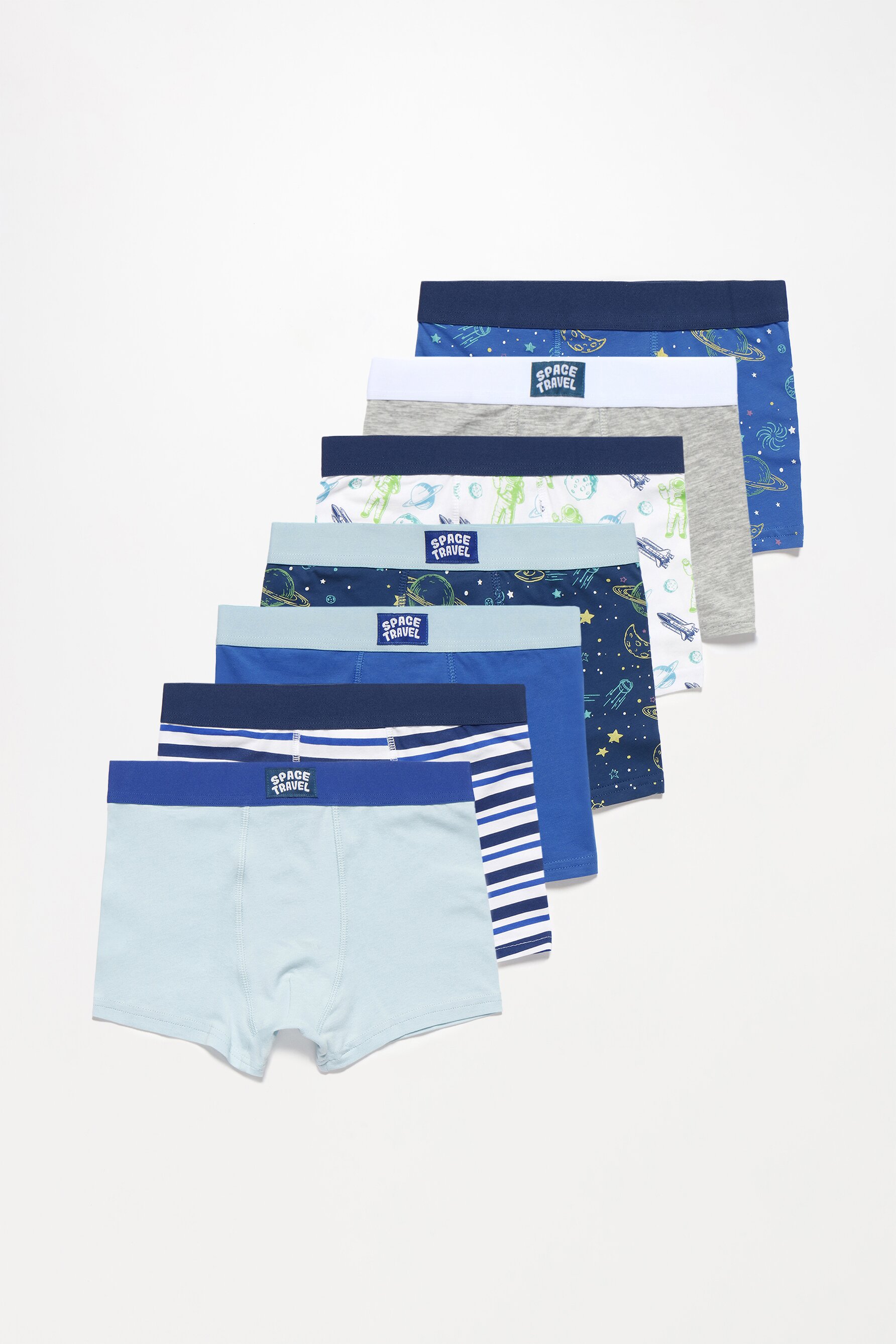 Pack of 7 pairs of space boxer briefs