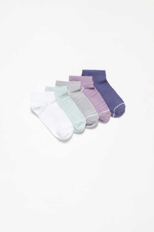 Pack of 5 pairs of microfibre socks