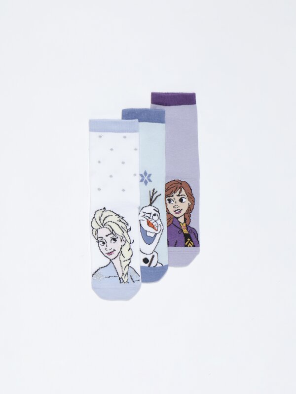 Pack de 3 pares de meias do Frozen ©Disney
