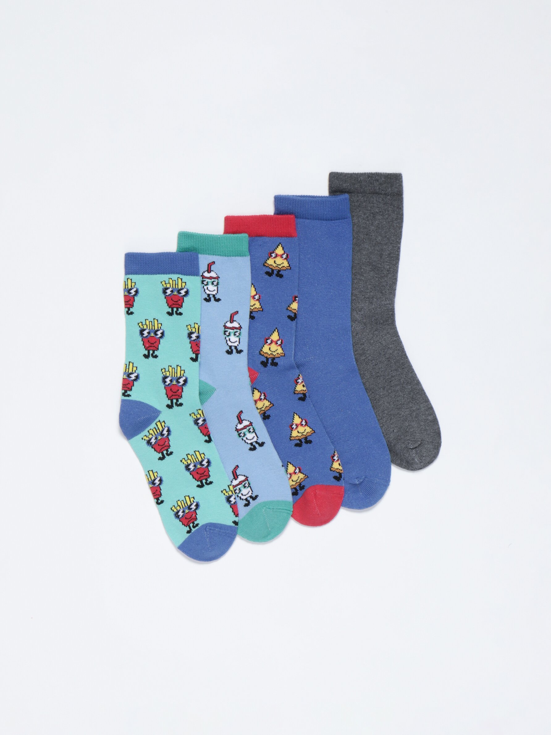 Pack of 5 pairs of food print socks - Socks - ACCESSORIES - Boy - Kids - |  Lefties Turkey