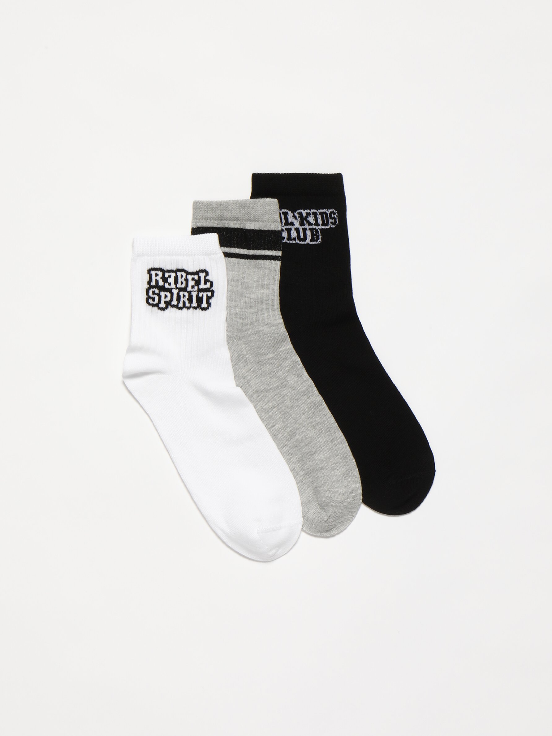 Pack of 3 pairs of rebel socks - Long Socks - Socks - ACCESSORIES - Boy -  Kids 