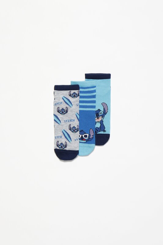 Pack de 3 pares de meias Lilo e Stitch ©Disney