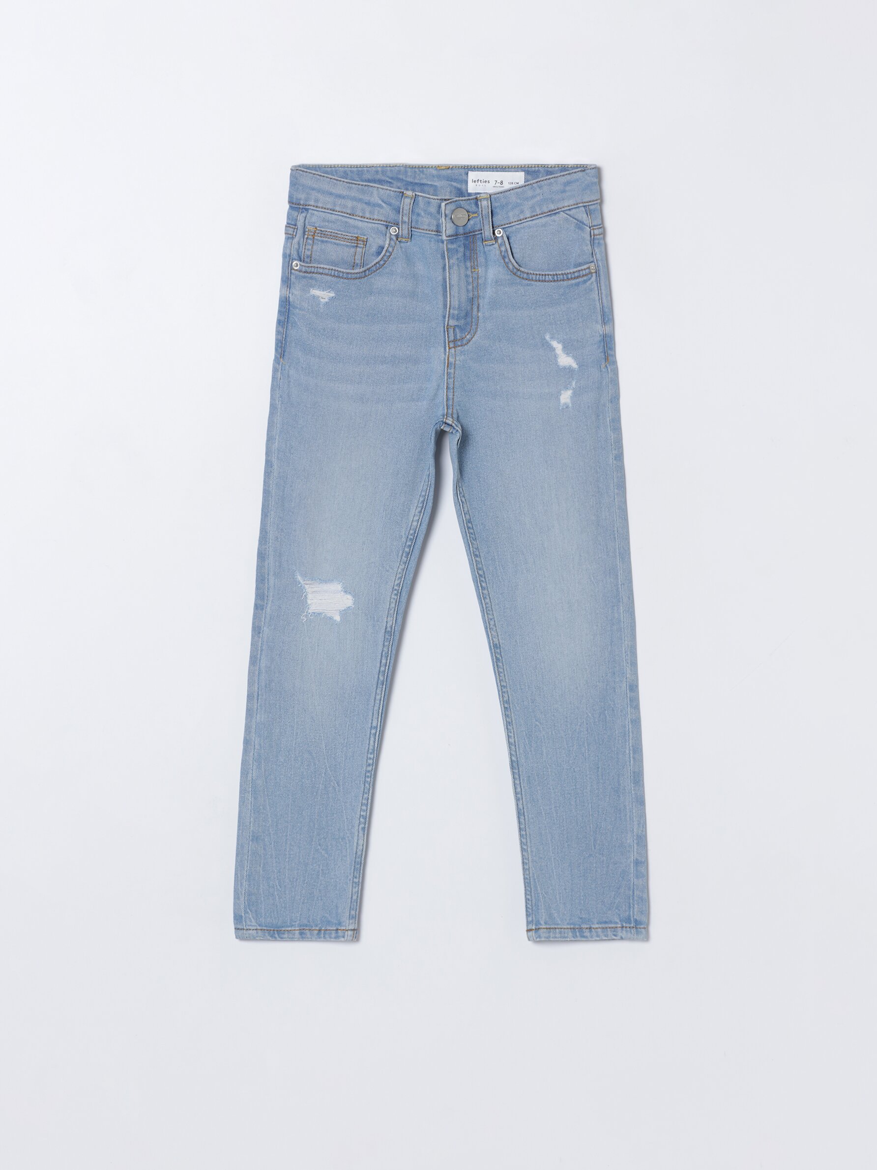 Ripped skinny hot sale jeans for boys