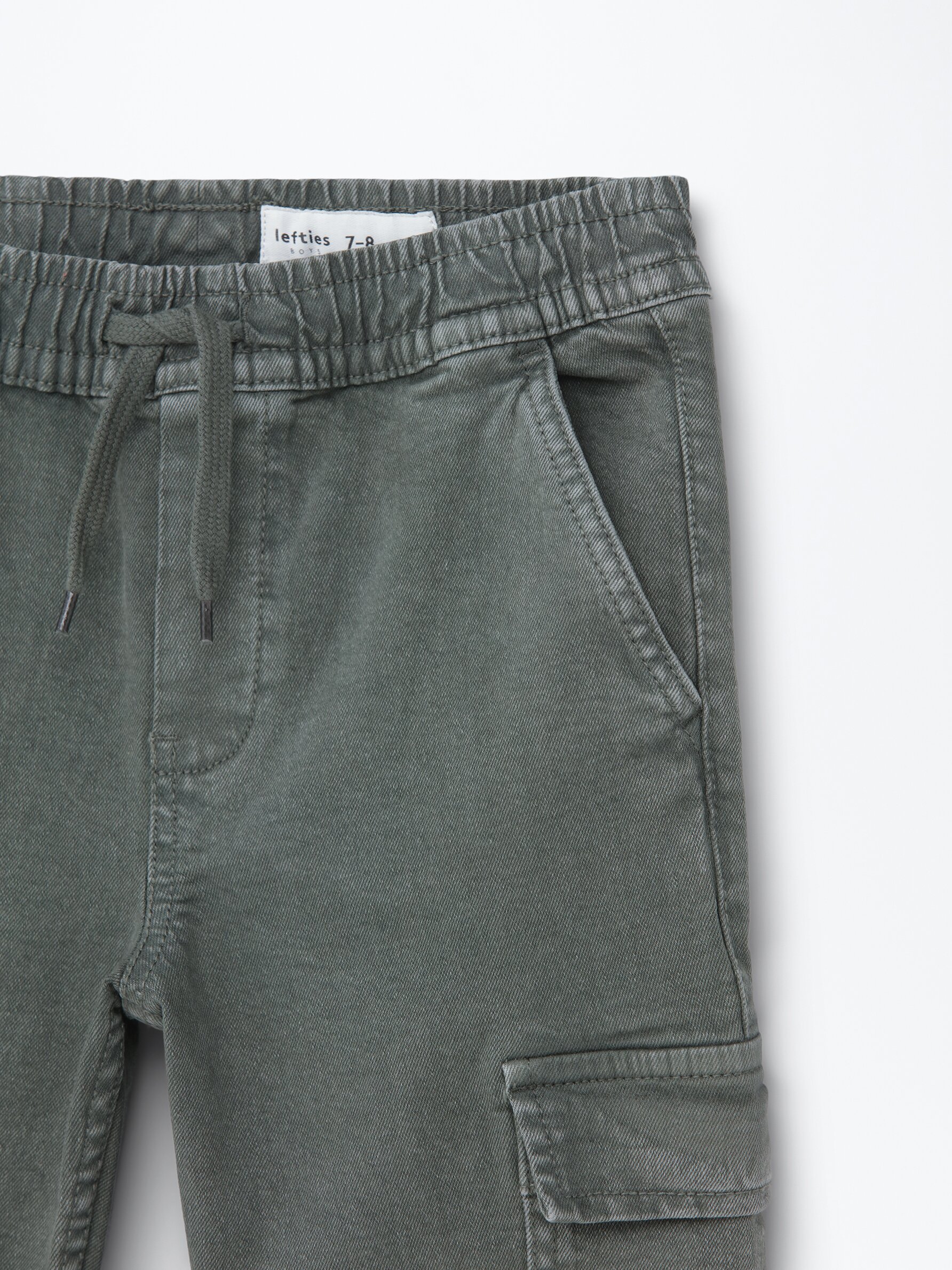 Boys grey hot sale cargo trousers