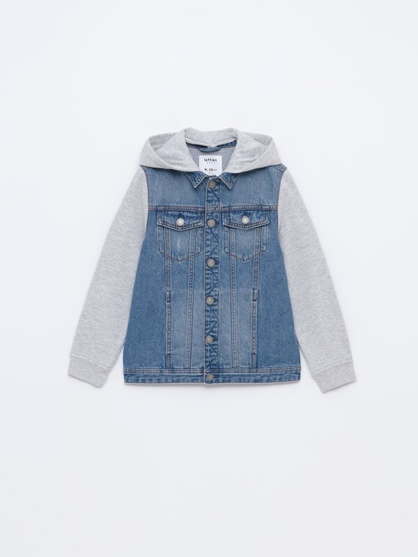 Jumper and hot sale denim jacket