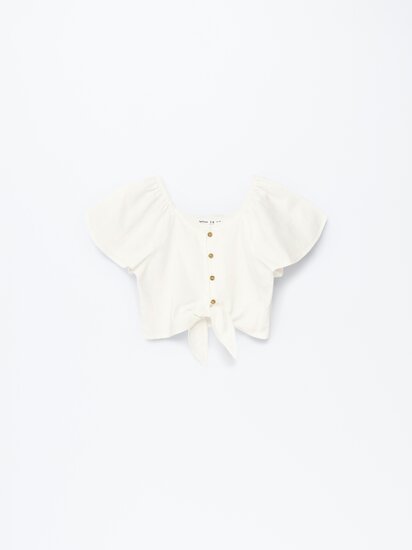 Camisa blanca store niña lefties