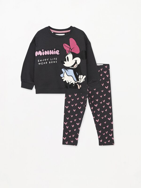 Minnie Mouse ©Disney sweatshirt and leggings set