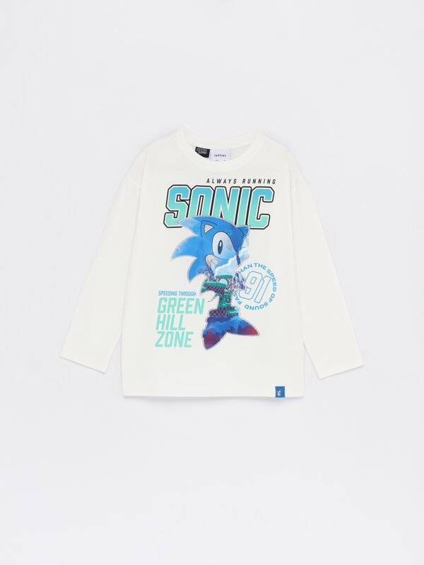 T-shirt com estampado Sonic™ | SEGA