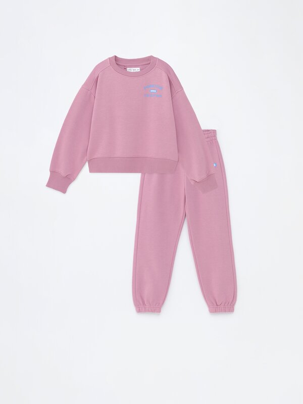 Matching hoodie and trousers - Tracksuits - CLOTHING - Girl - Kids ...