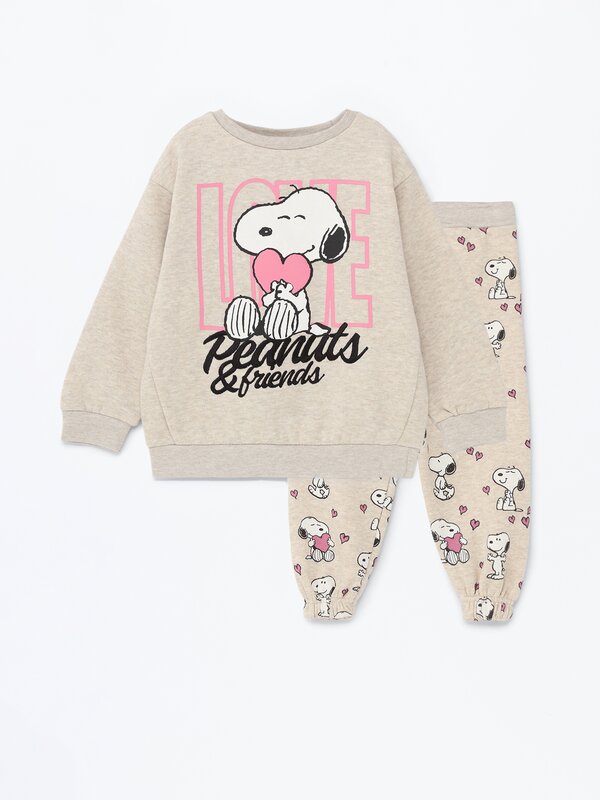 Snoopy Peanuts™ sweatshirt and trousers co-ord