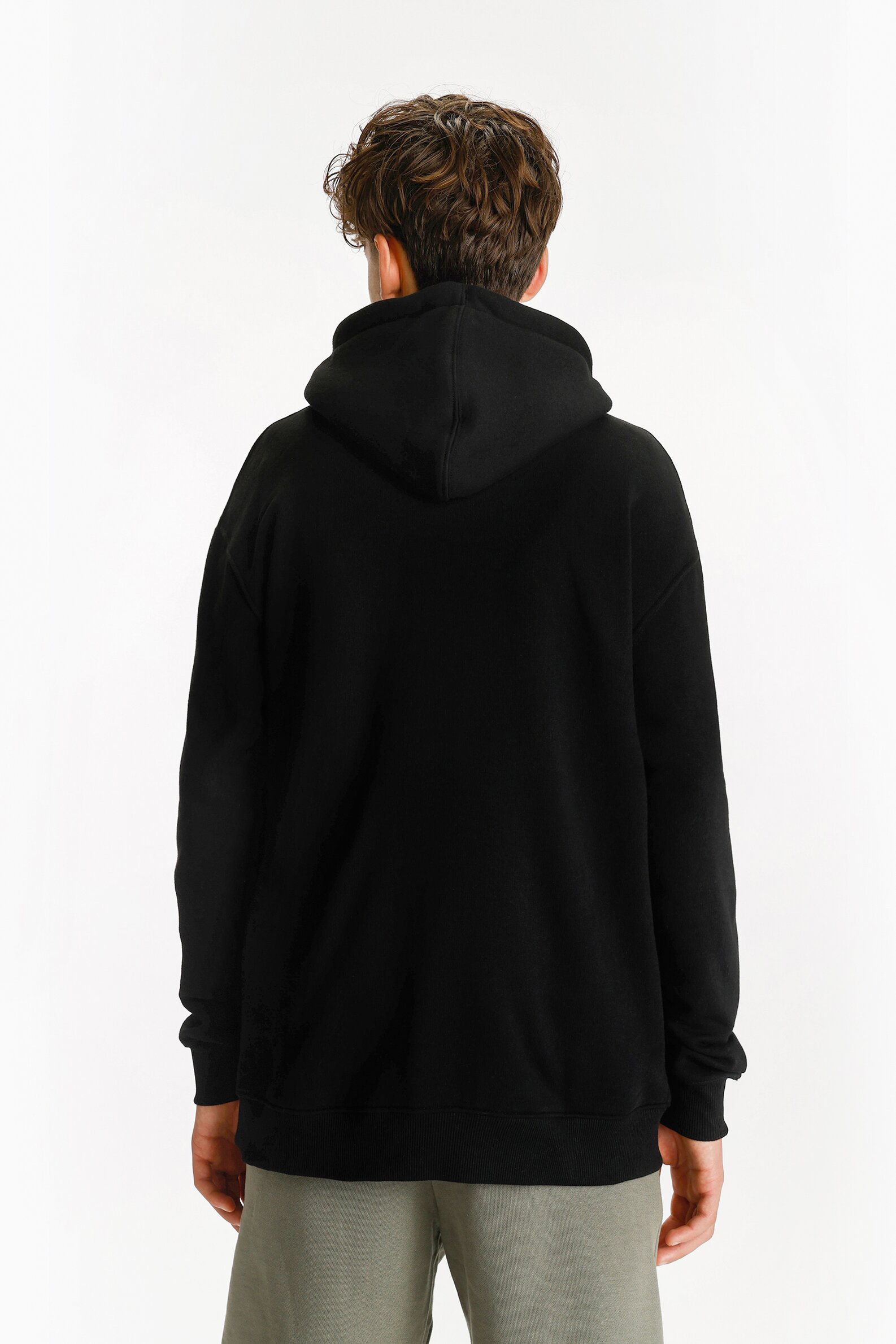 Black best sale hoodie basic