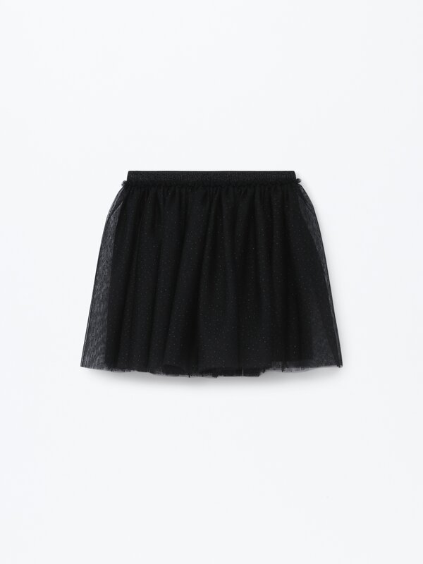 Shimmer tulle skirt