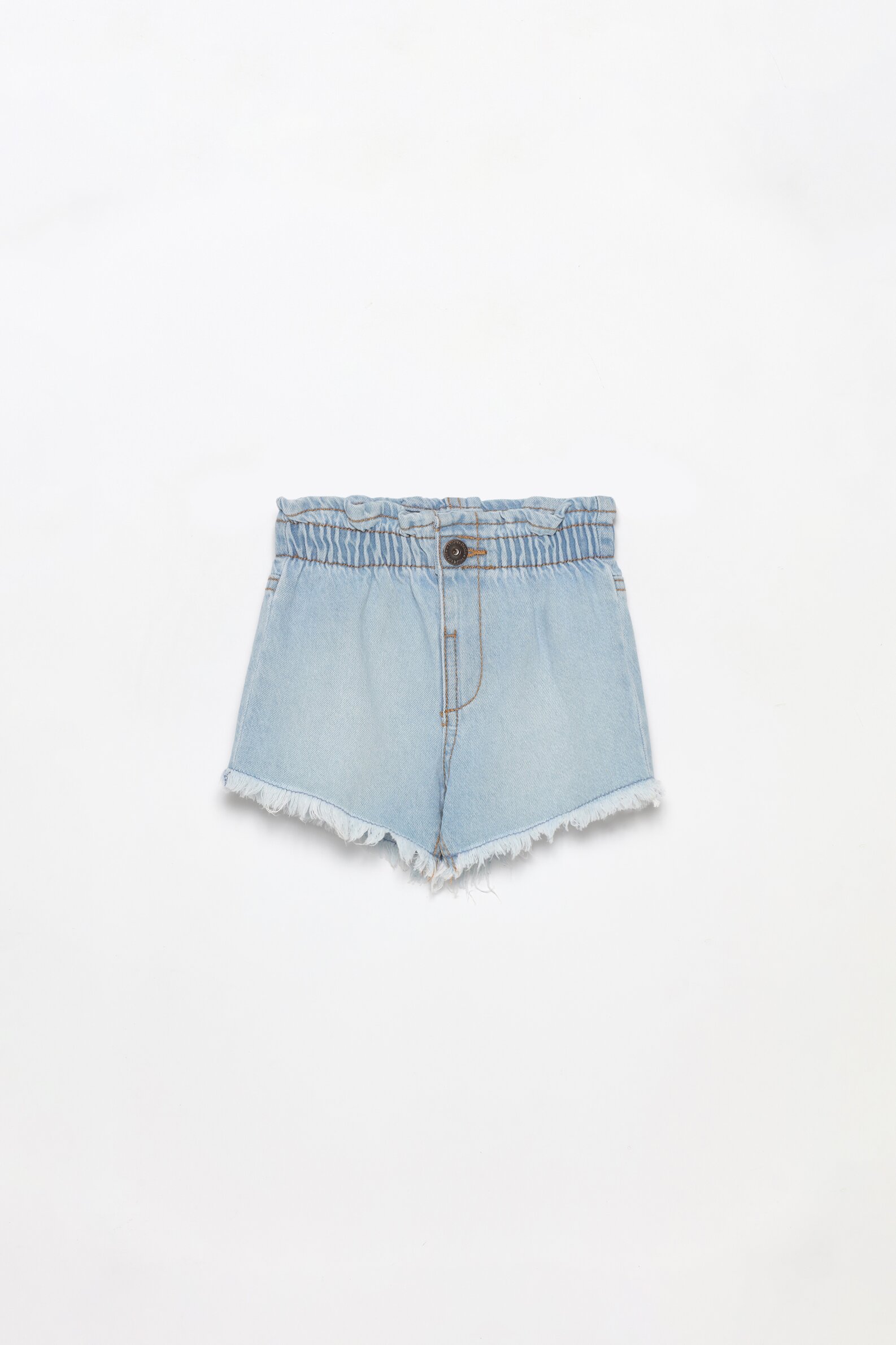 Paperbag Shorts, Women's Paperbag Denim Shorts