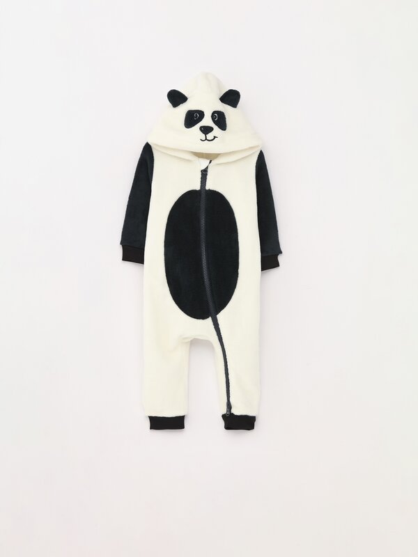 Panda sleepsuit