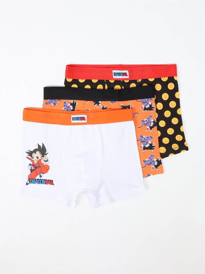 Pack of 3 Dragon Ball print boxers
