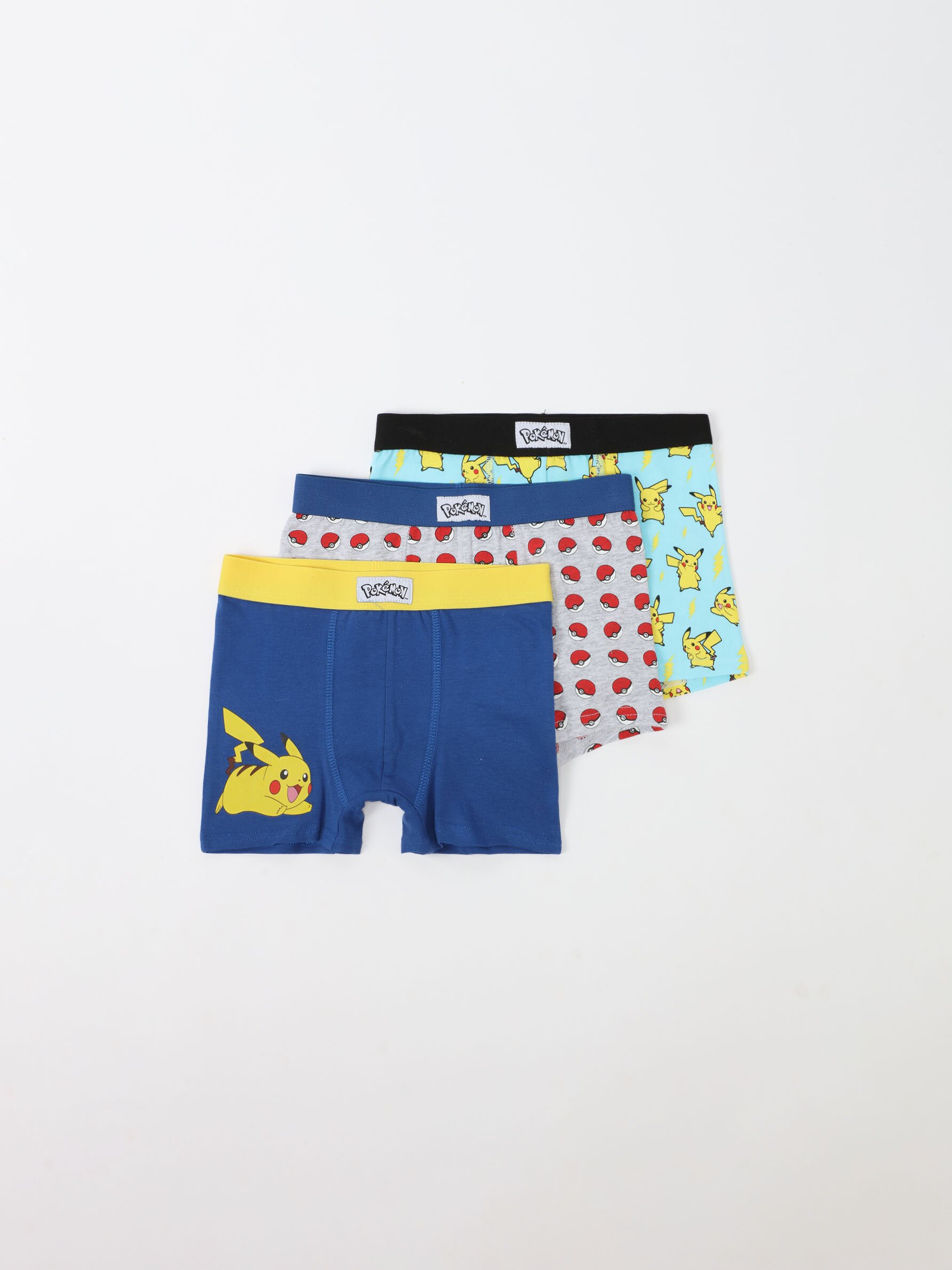 Pack of 3 pairs of Pok mon printed boxers Boxers UNDERWEAR