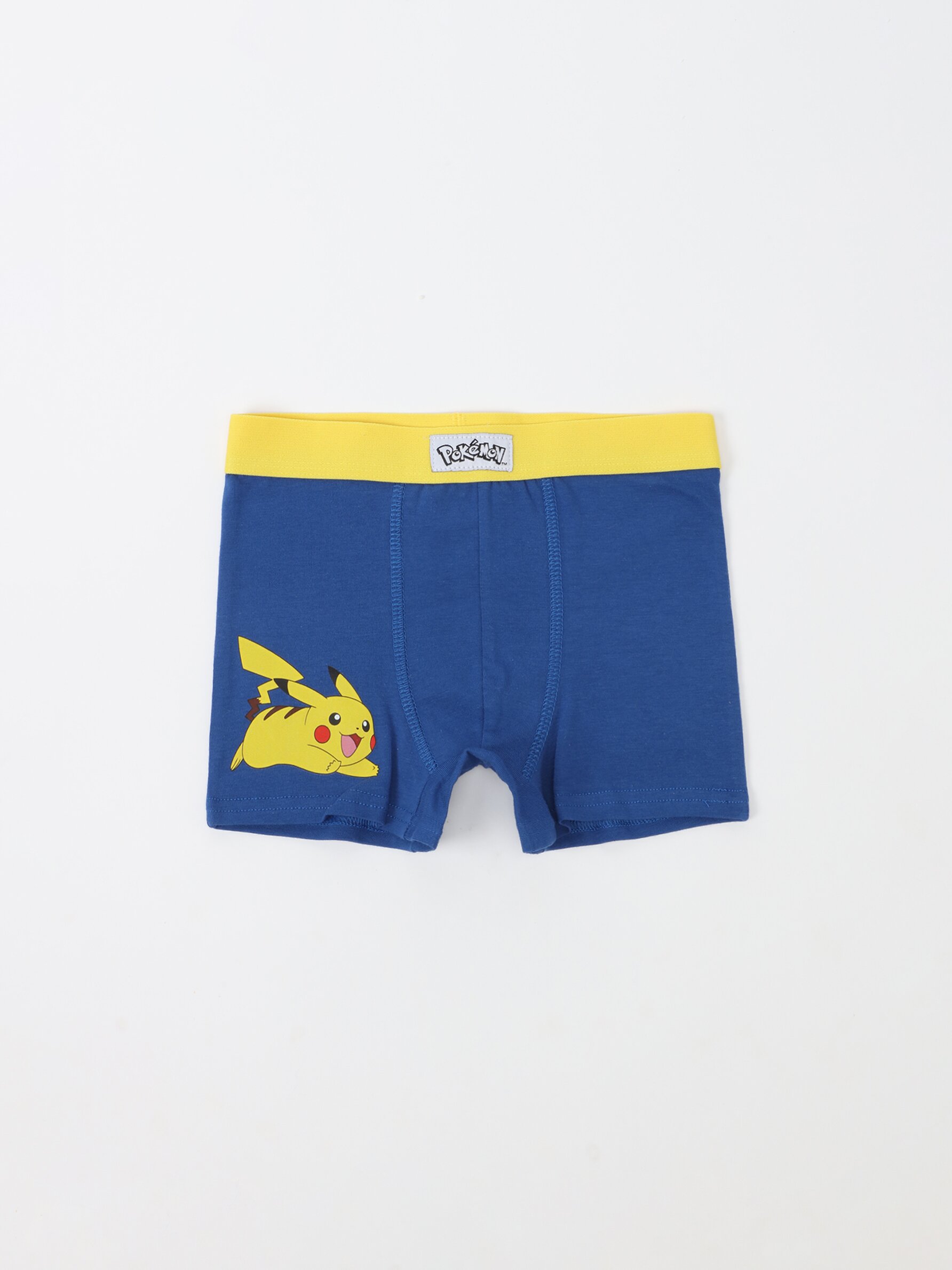 Pokemon Boys Pikachu Briefs 4 Pack - Yellow & Blue