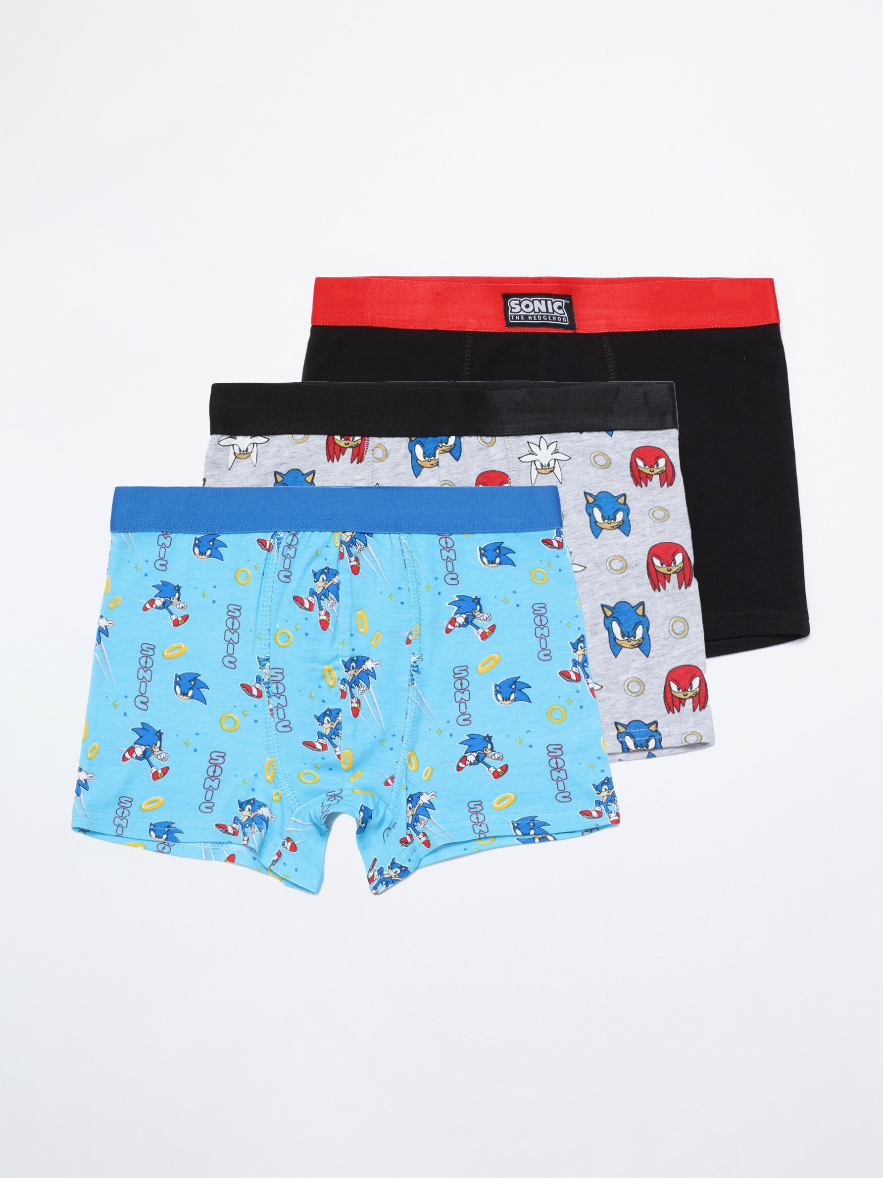 Pack of 3 pairs of Sonic Sega boxers Underwear UNDERWEAR