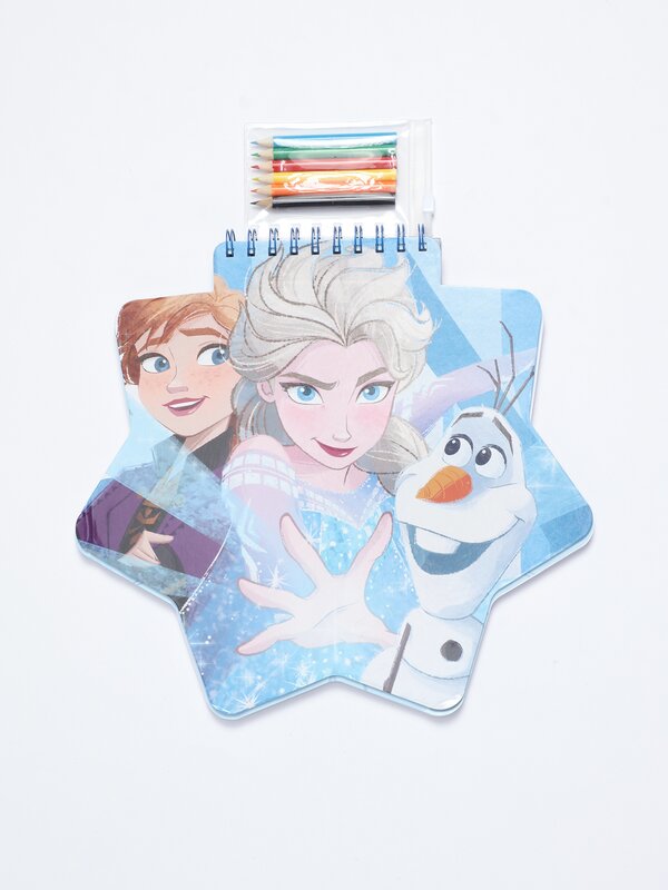 Frozen ©Disney notebook, pencils and stickers set
