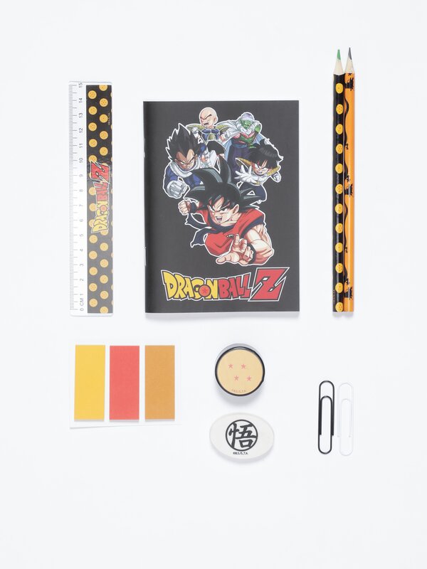 Pack de papelaria do Dragon Ball