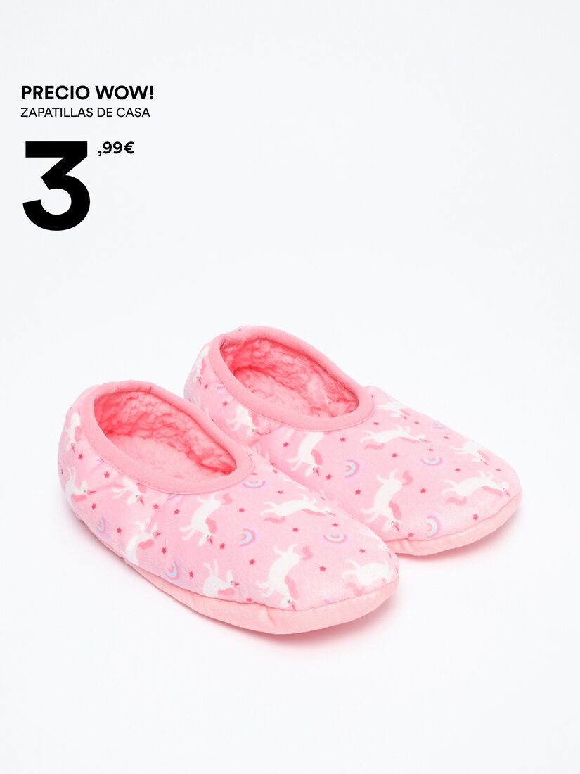 Zapatillas casa niña 2025 alcampo