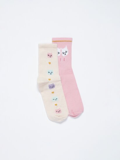 Pack de 5 pares de calcetines largos Los Minions © UCS LLC - Calcetines -  Ropa Interior - ROPA - Niña - Niños 