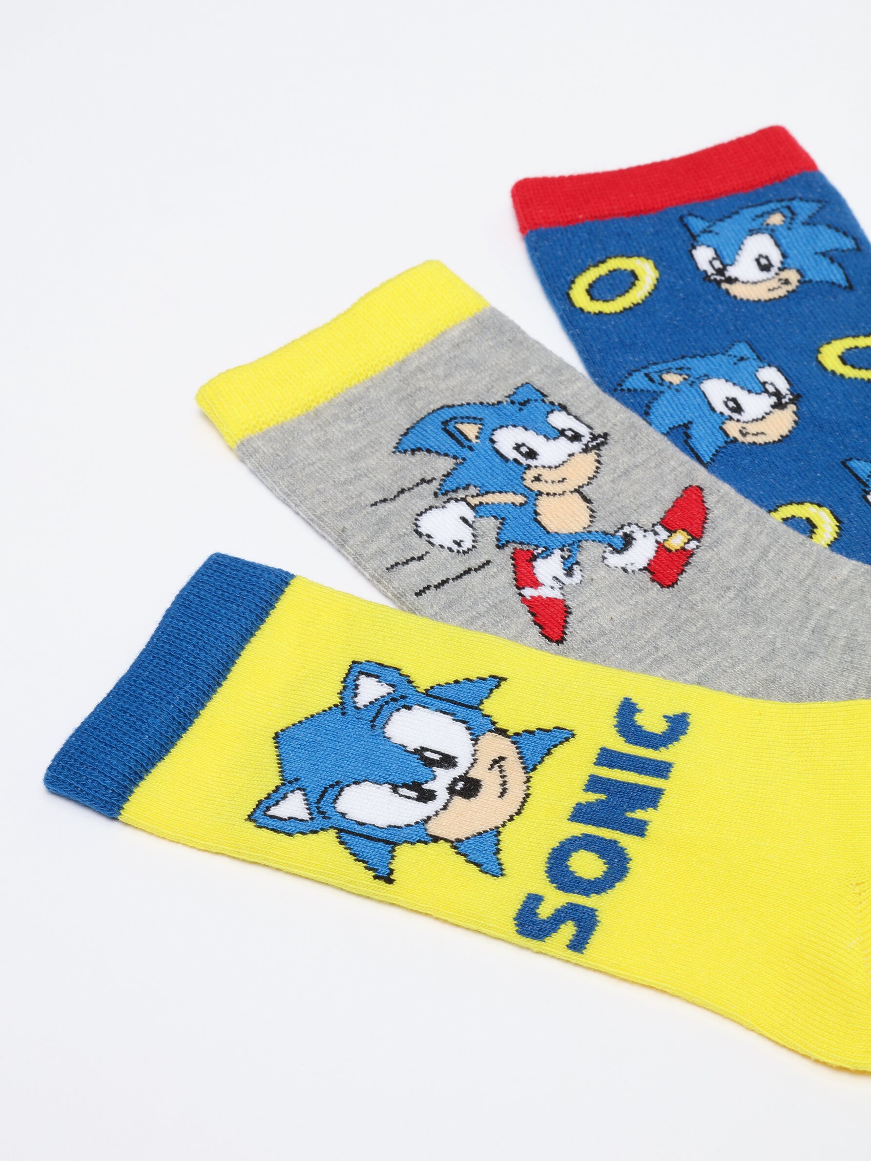 Sonic Pack Calcetines, Multicolor, 27-30 para Niños: : Moda