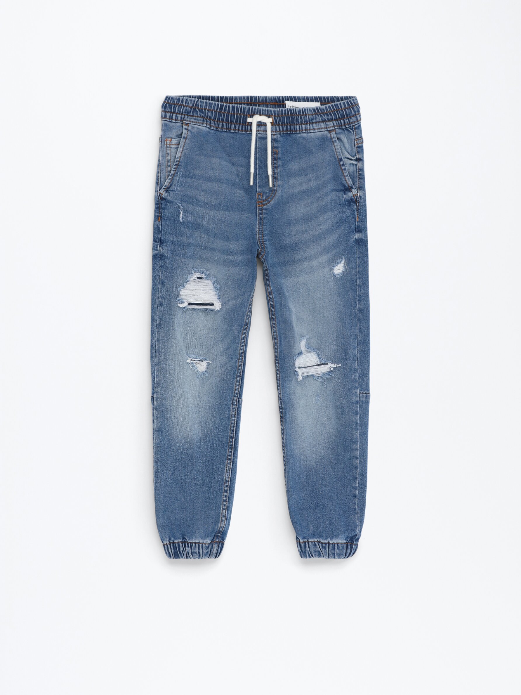 Ripped best sale jean joggers