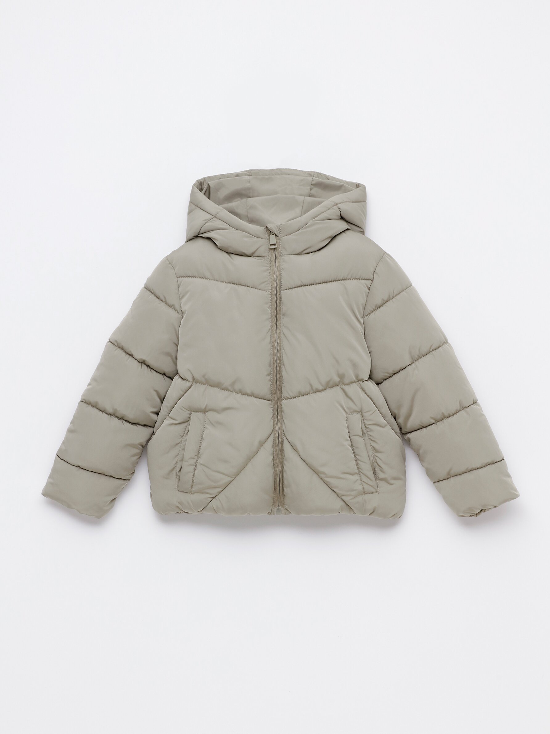 Padded hooded outlet jacket