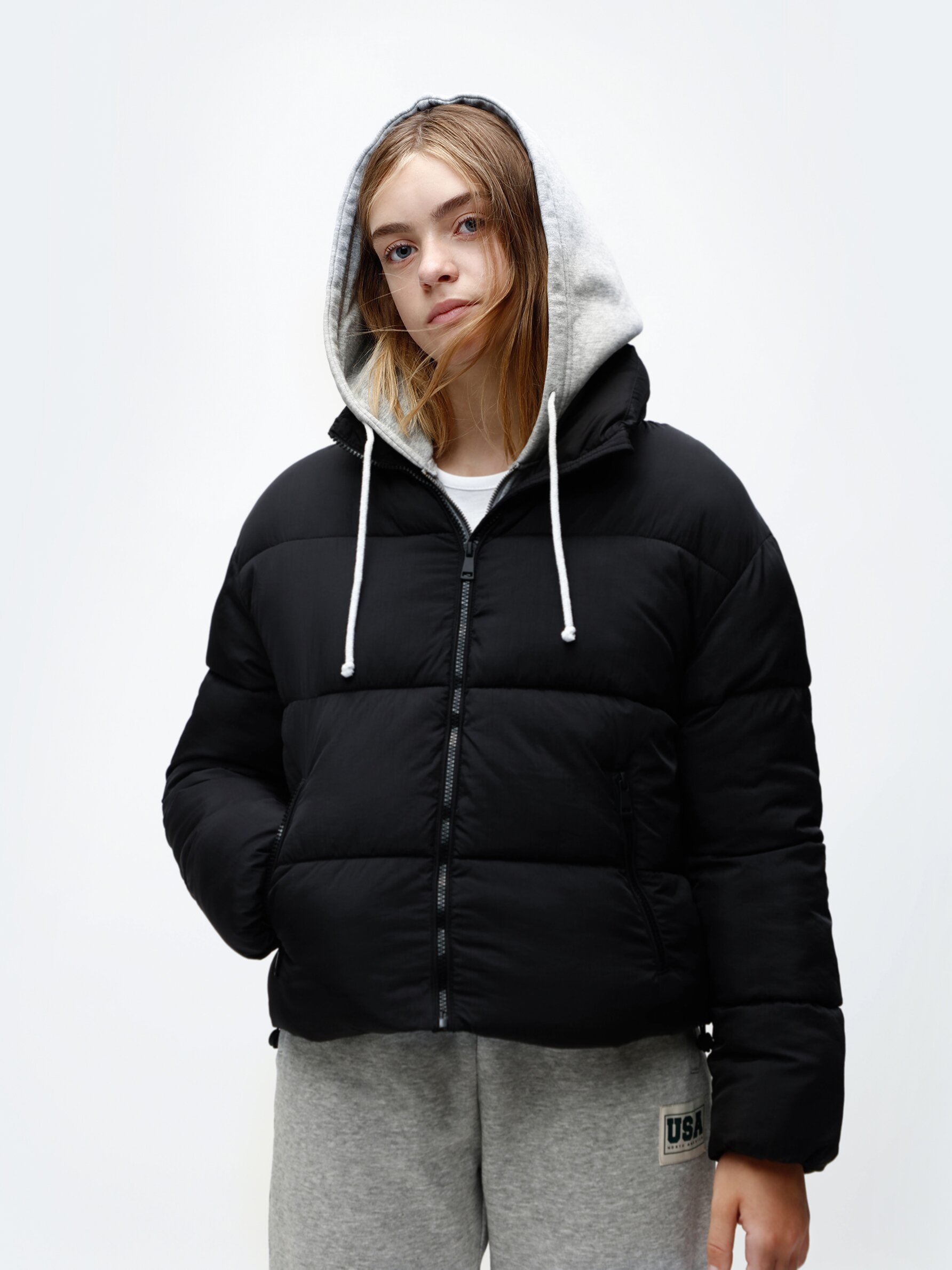 Puffer jacket for teenage 2025 girl