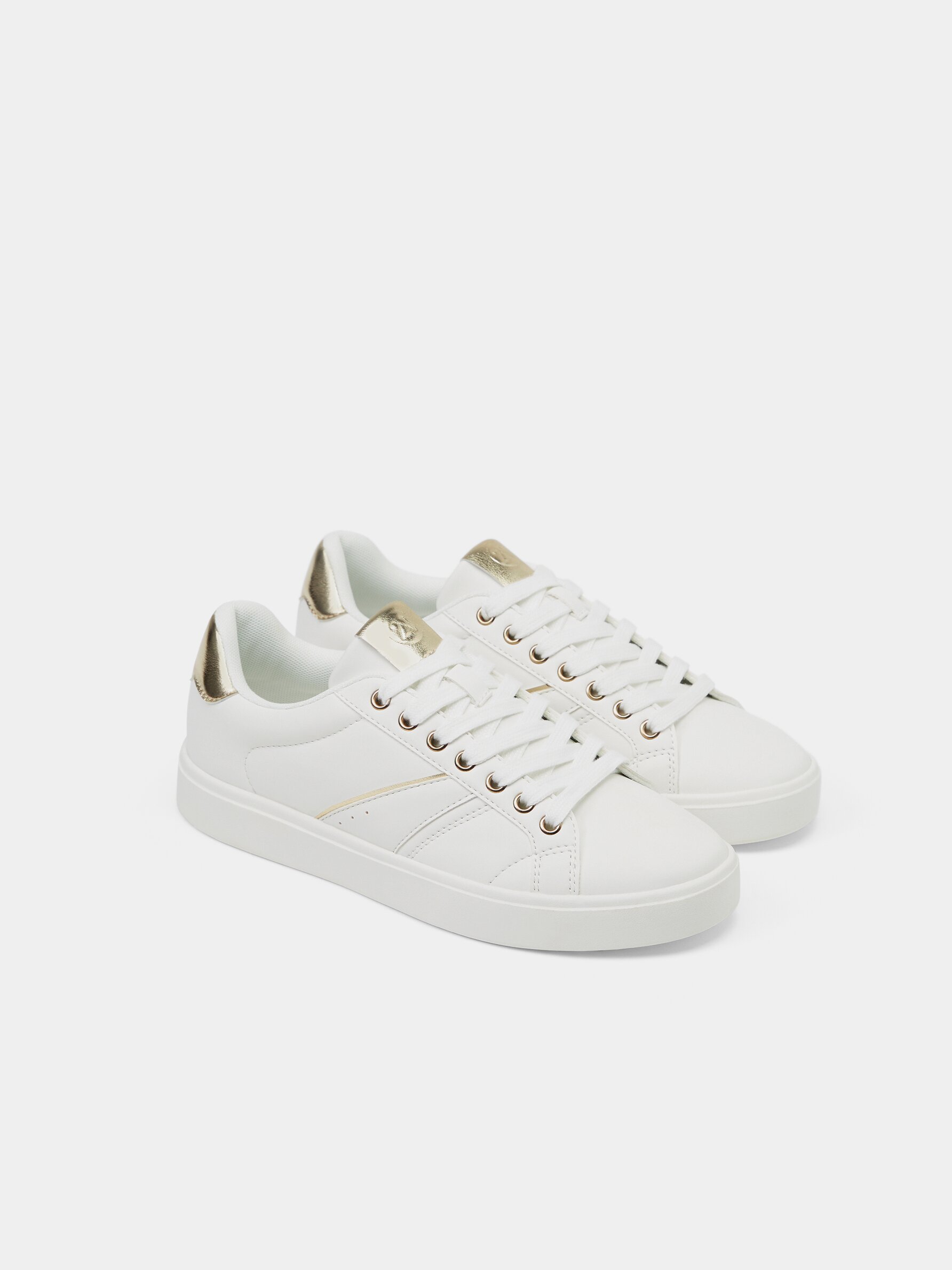 Metallic sneaker shop