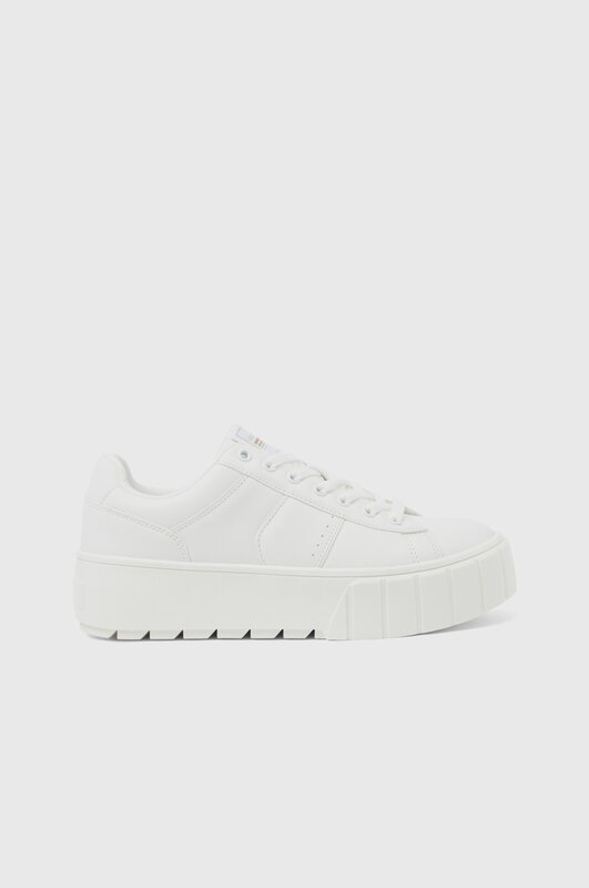 White plateau cheap sneakers