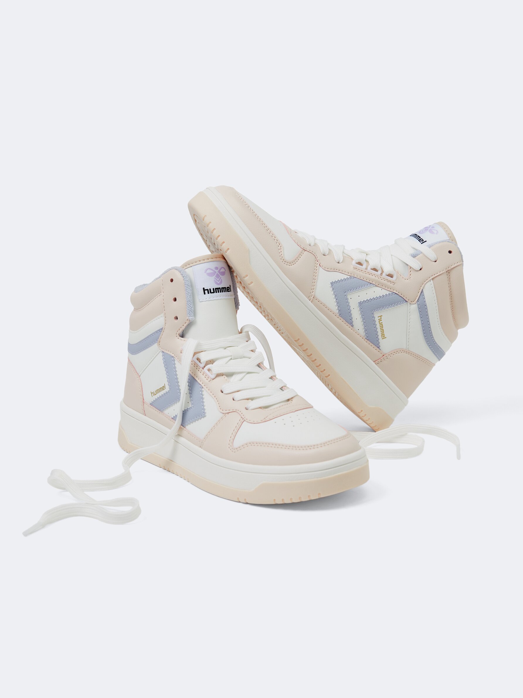 Hummel high sales top sneakers