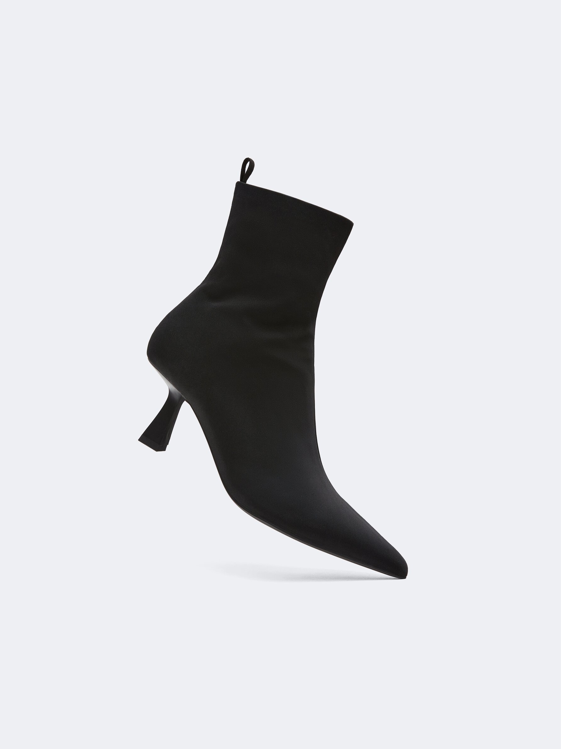 Botin tacon top fino negro