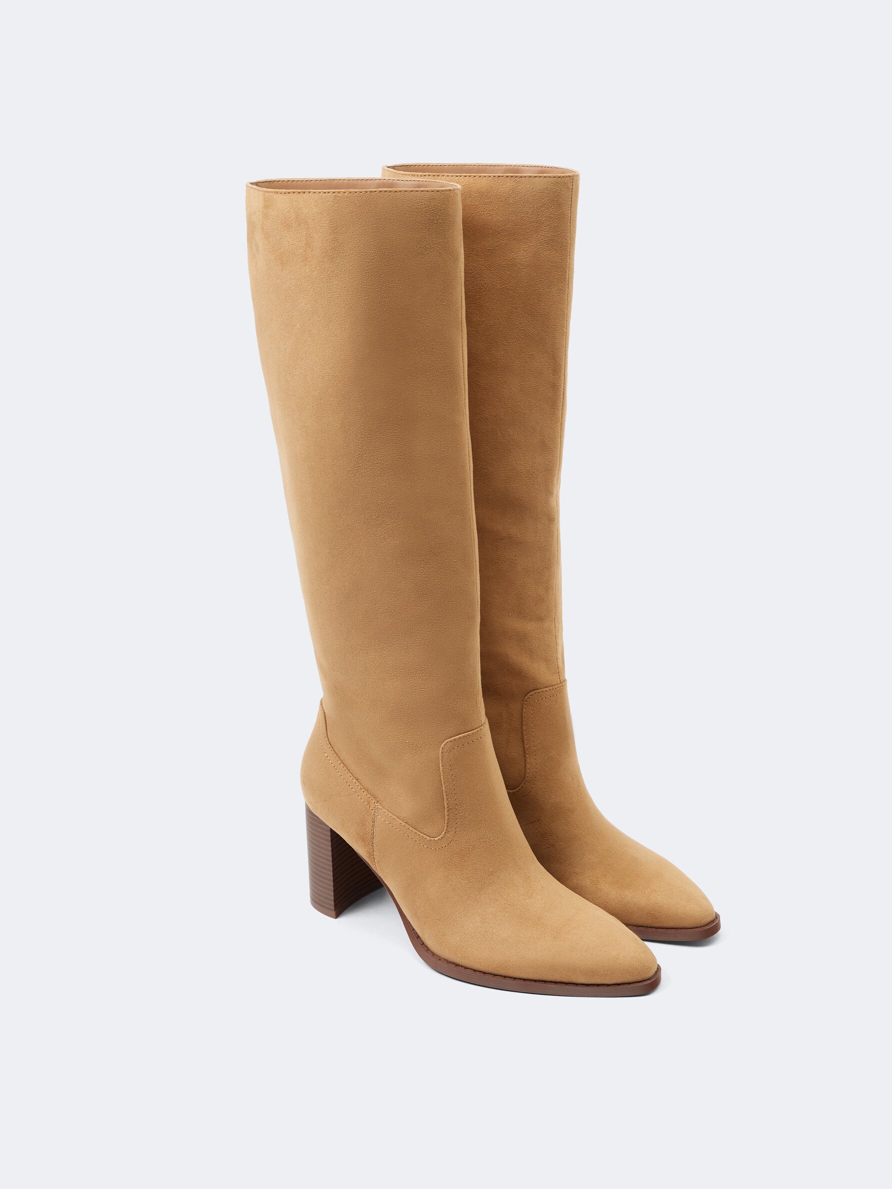 Botas altas tacon ancho online