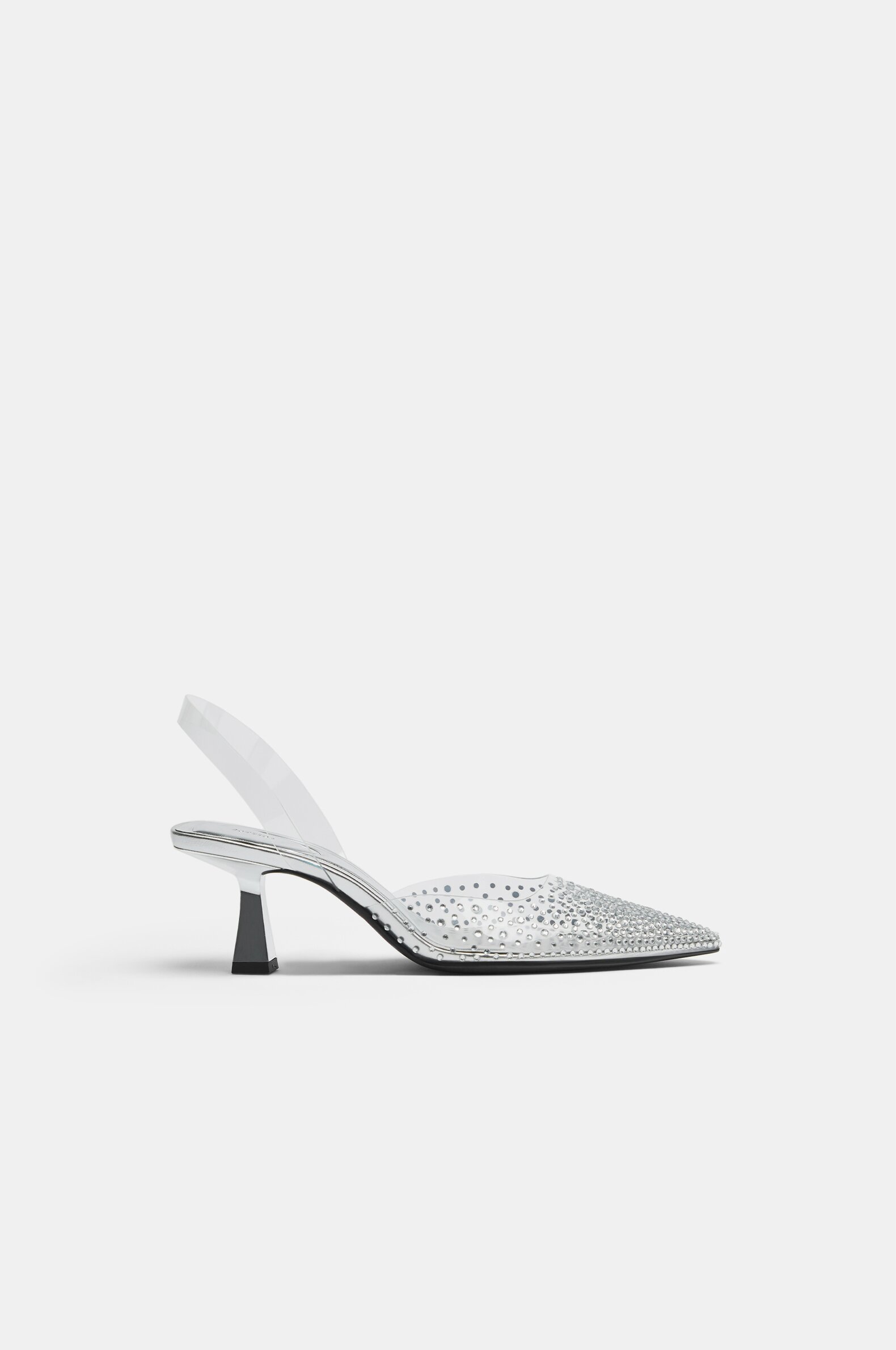 White shop vinyl heels