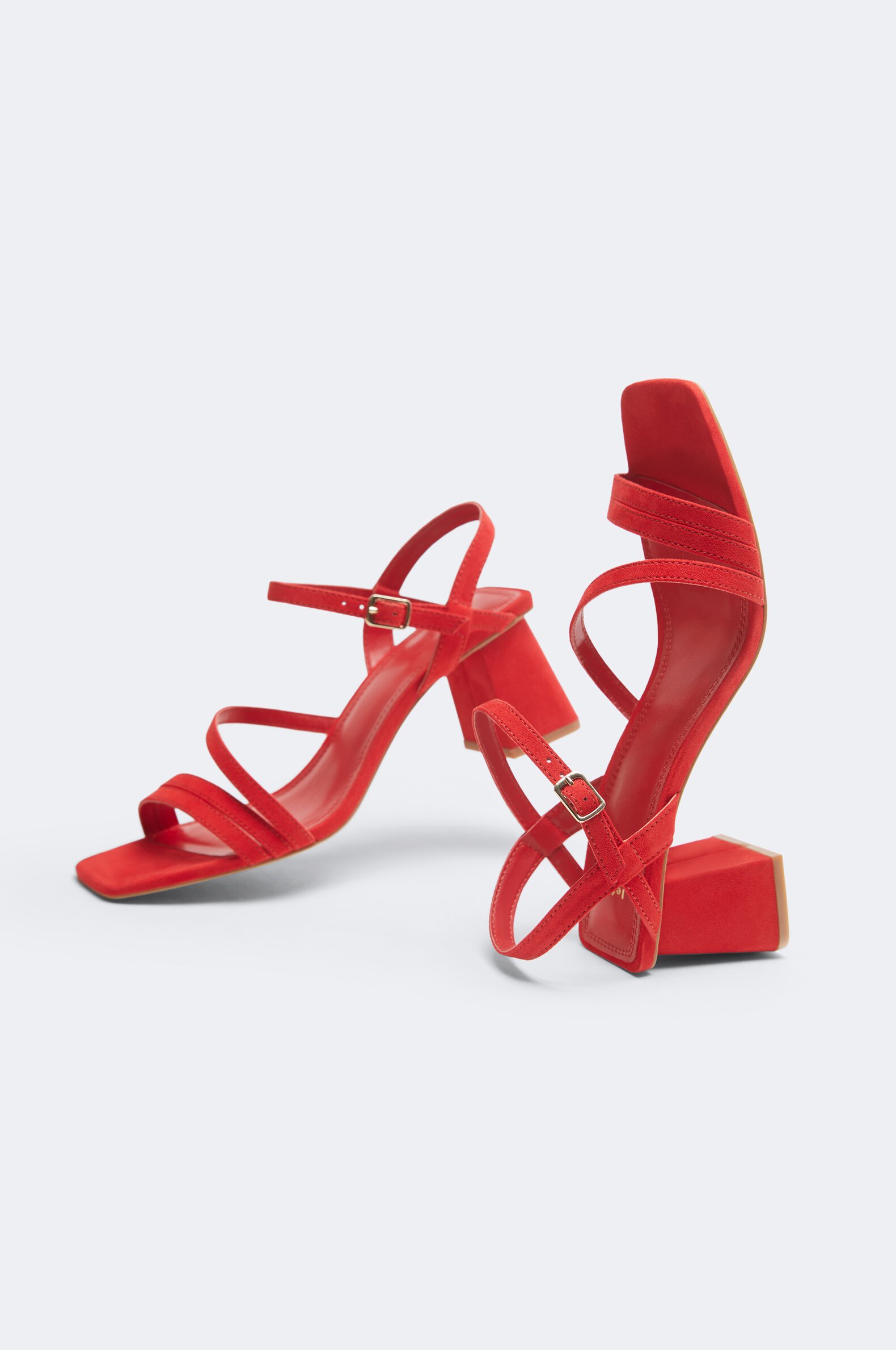 Strappy high heel sandals 2025