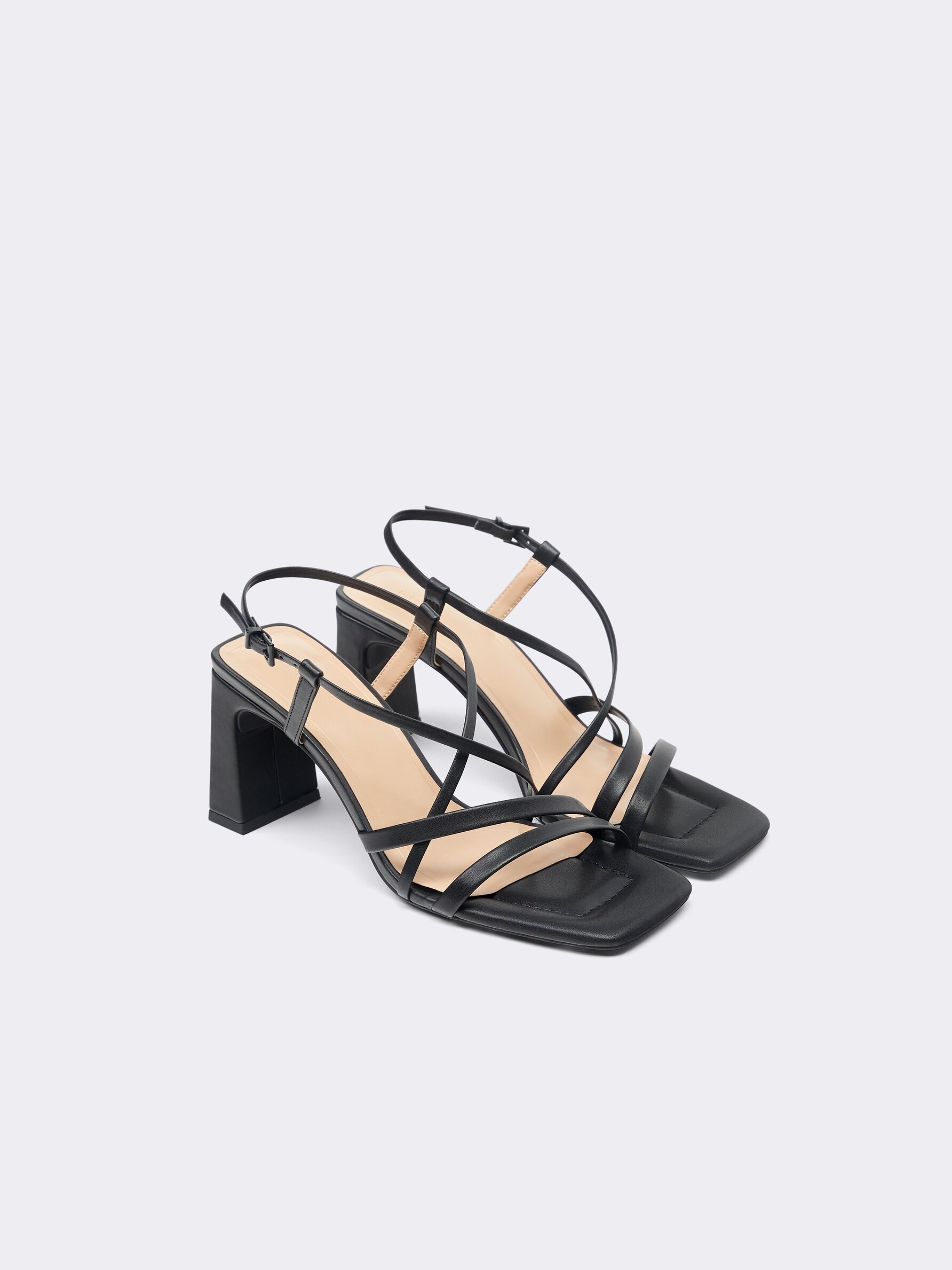 Strappy heeled sandals FOOTWEAR Woman Lefties UAE Dubai
