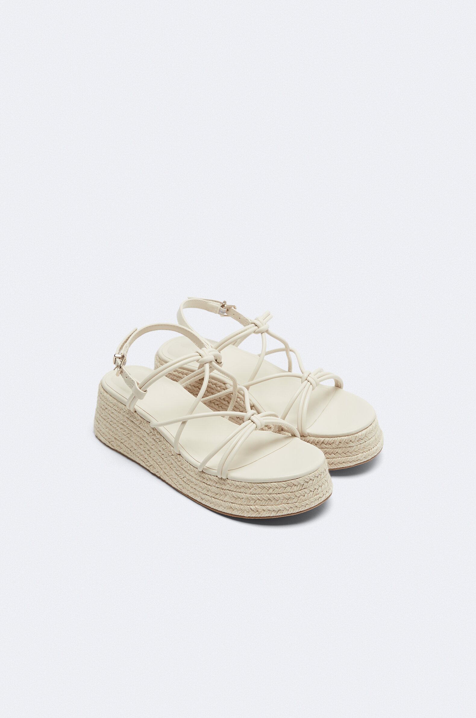 Strappy platform sandals Lefties UAE Dubai Sharjah Ajman