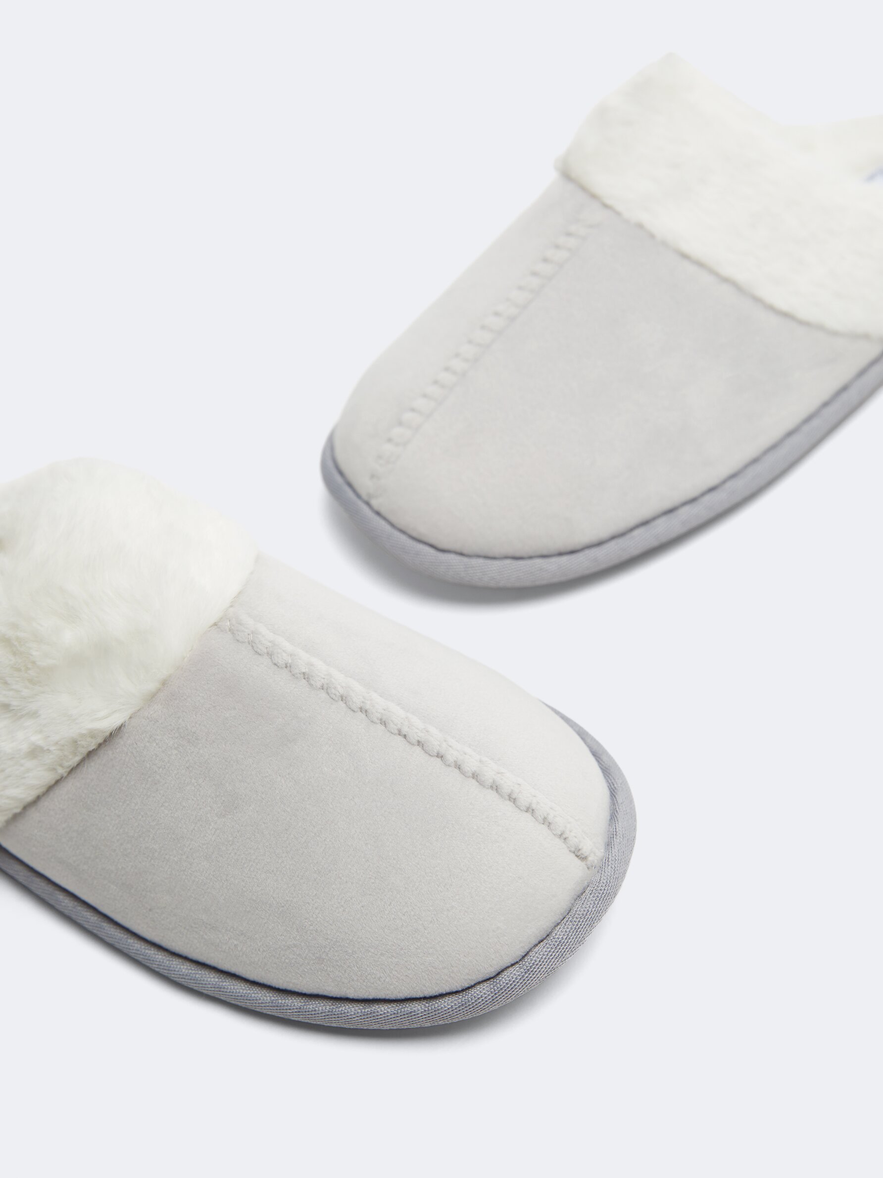 Faux fur house slippers online